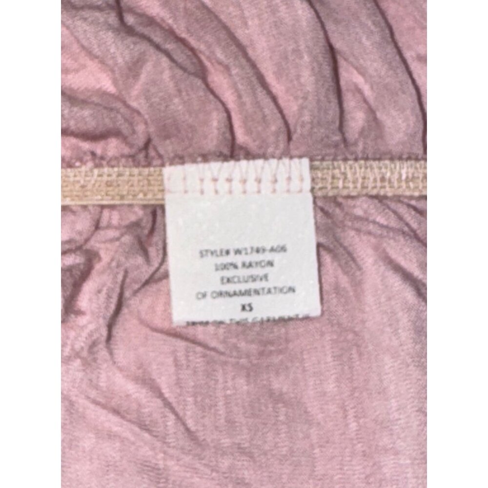 Loveappella Pinkblush Womens Maternity Racerback Tank Top Pink Rayon XS - Picture 3 of 7